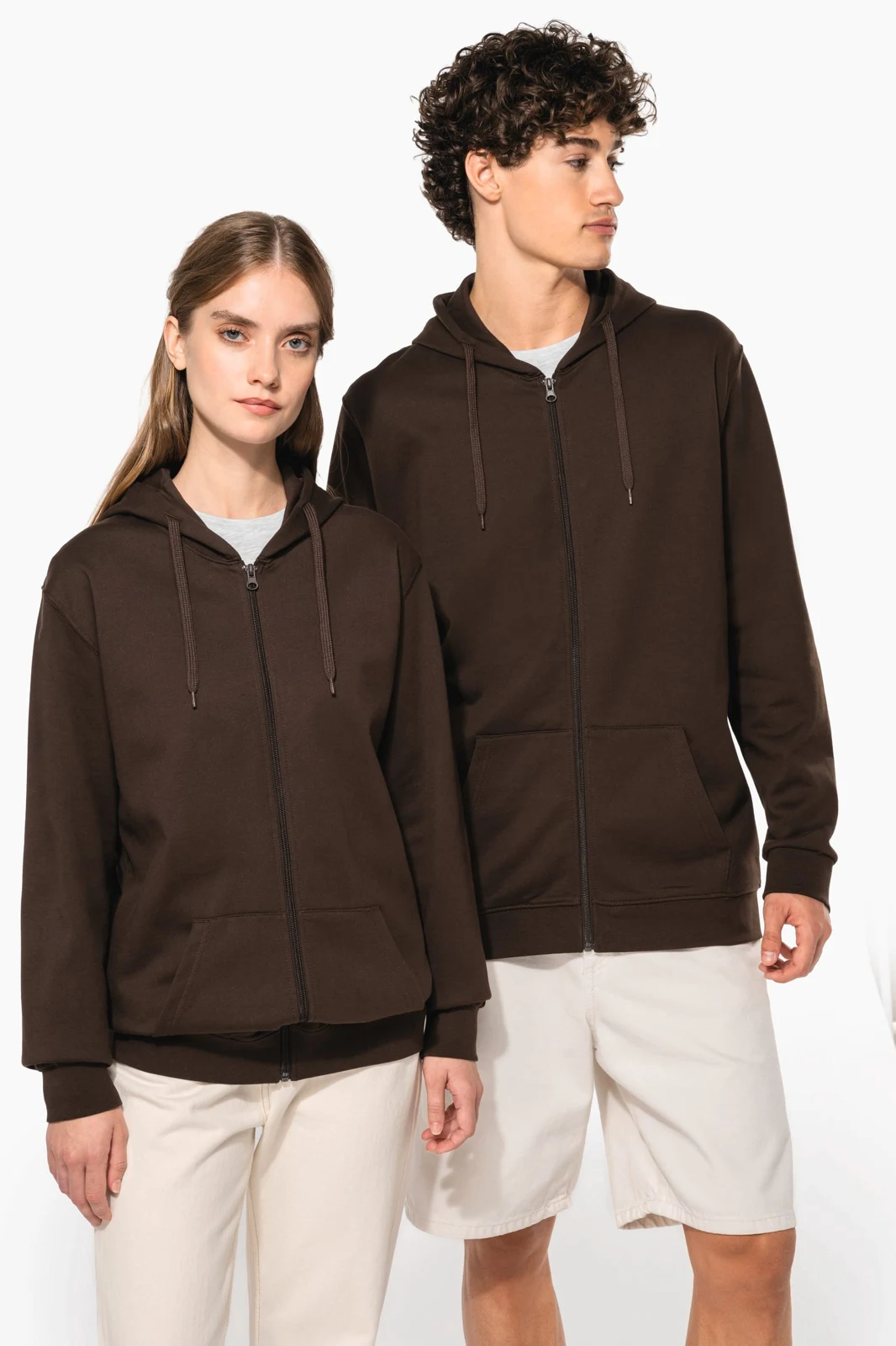Kapuzen-sweatshirt mit Reißverschluss