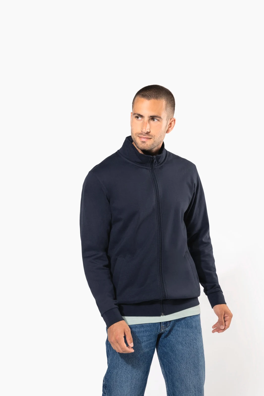 Sweatjacke mit Reißverschluss