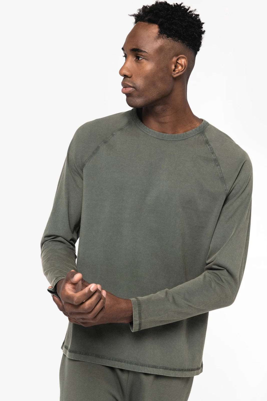 Umweltfreundliches Raglan-Langarmshirt für Herren