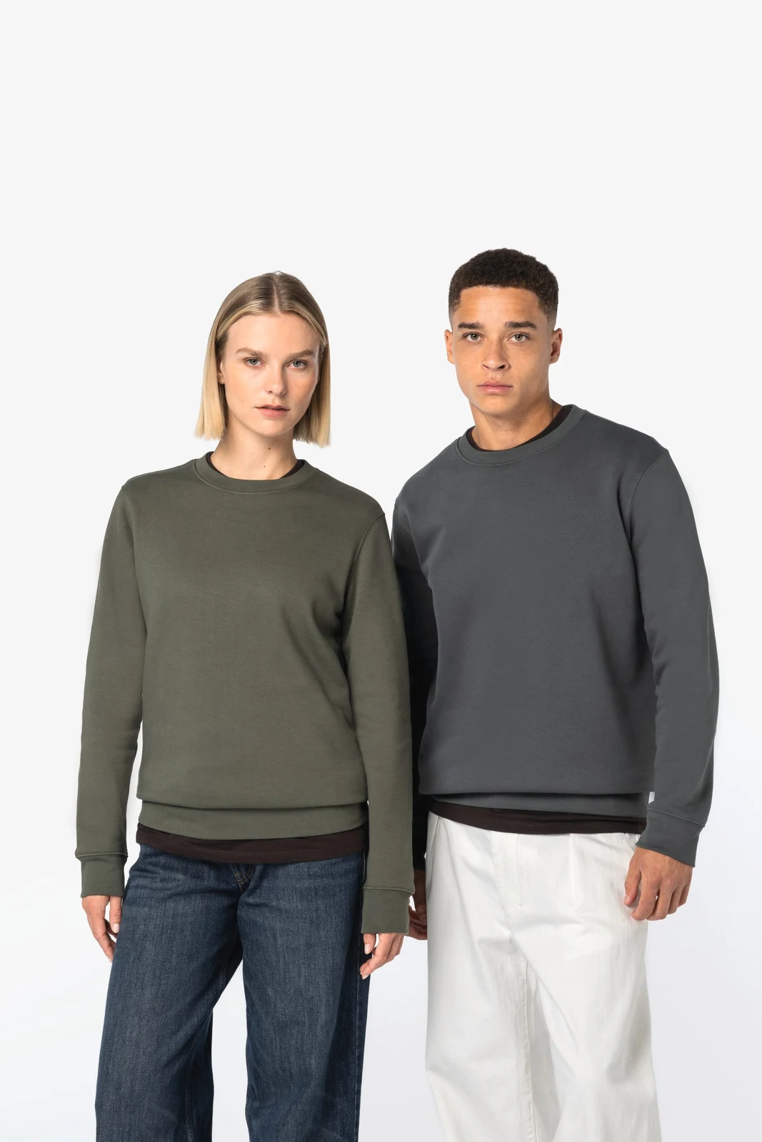 Umweltfreundliches Unisex-Sweatshirt mit Rundhalsausschnitt