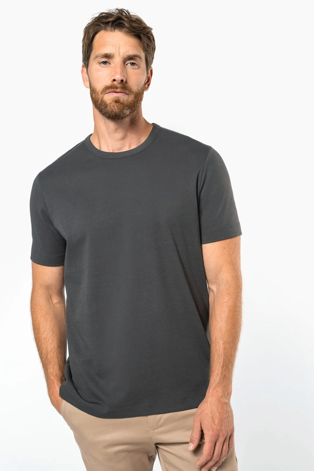 Herren-T-Shirt aus Bio-Baumwoll-Interlock