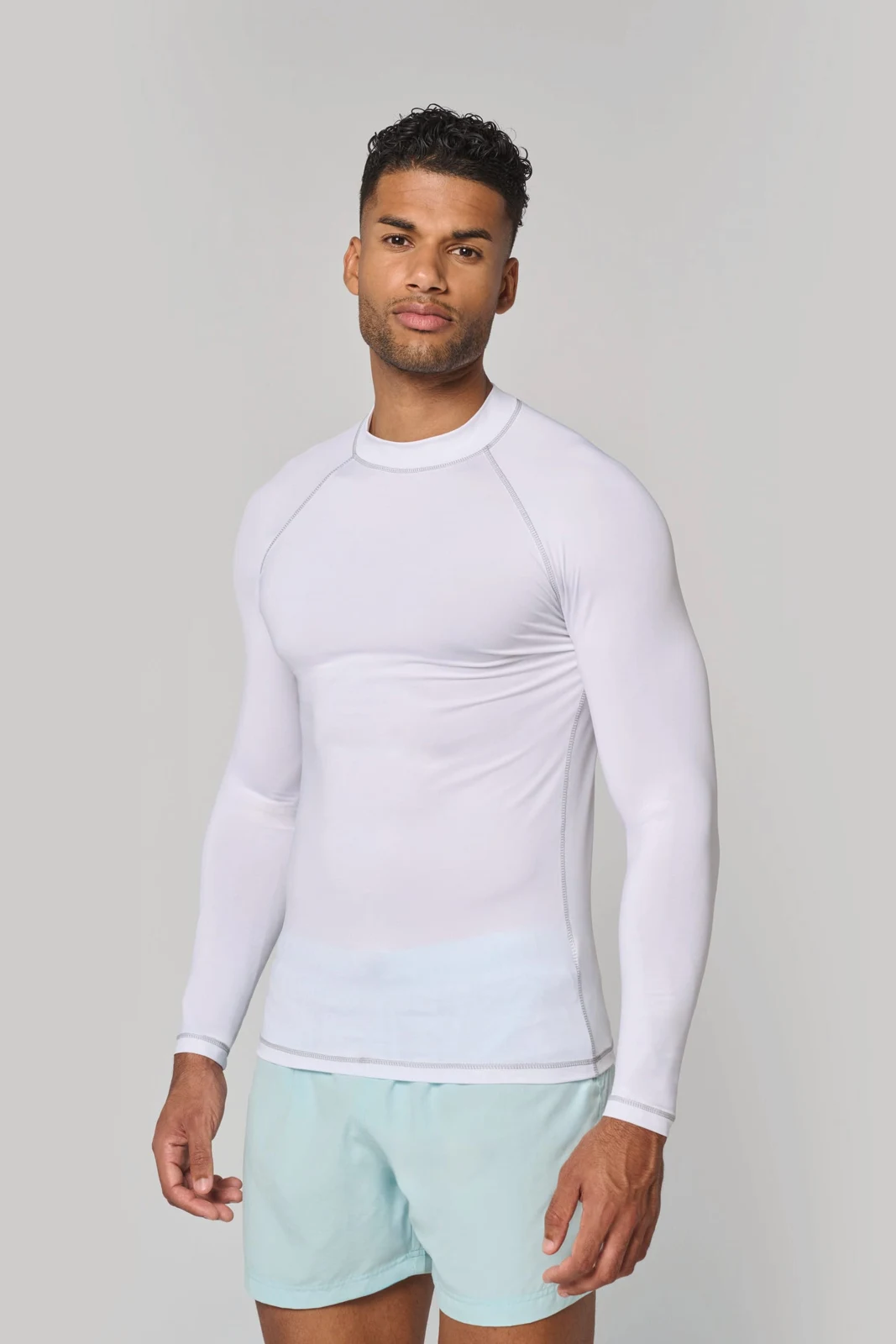 Herren-Funktionsshirt mit langen Ärmeln und UV-Schutz