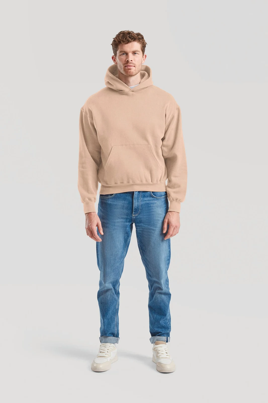 Mann Baumwolle Kapuzen-Sweatshirt