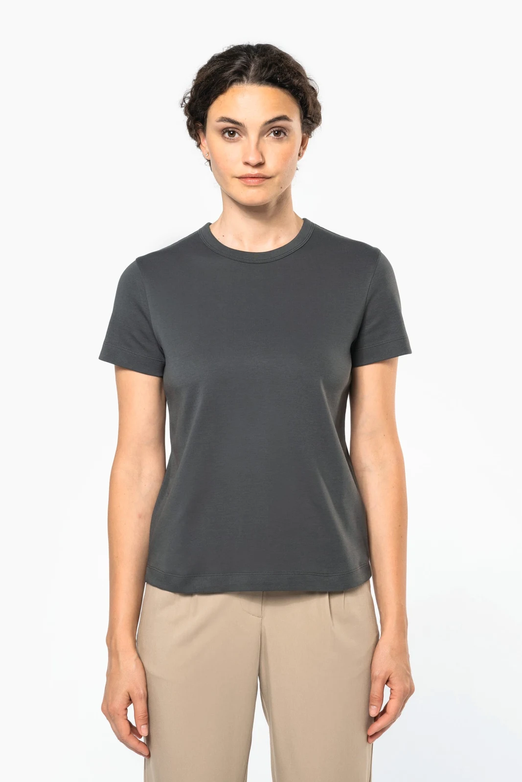Interlock-T-Shirt aus Bio-Baumwolle für Damen
