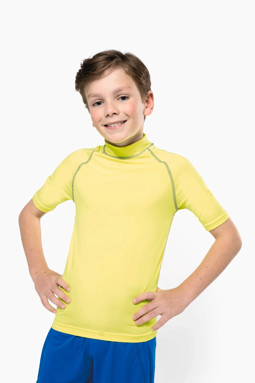 Kinder-Funktionsshirt Kurzarm und UV-Schutz