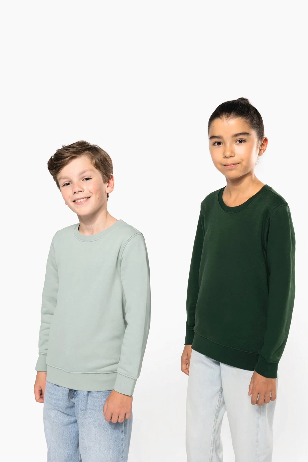 Umweltfreundliches Sweatshirt mit Rundhalsausschnitt für Kinder