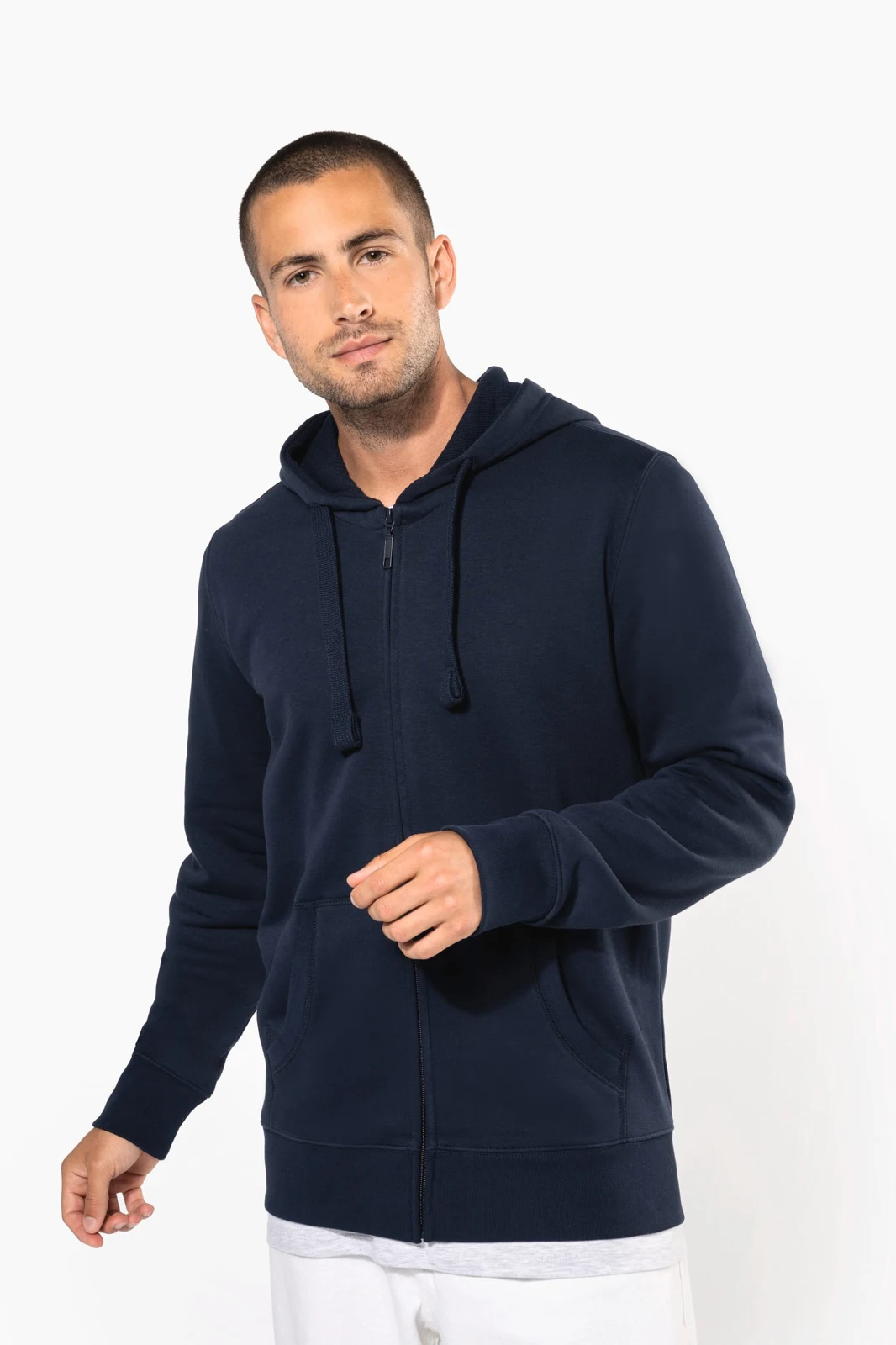 KAPUZENSHIRT MIT REIßVERSCHLUSS