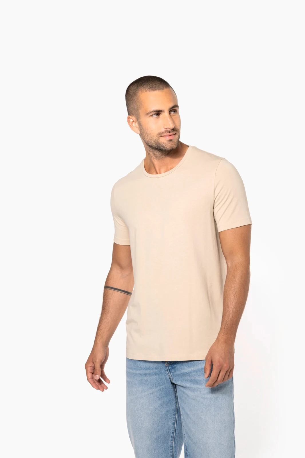 Kurzarm-T-Shirt mit Rundhalsausschnitt