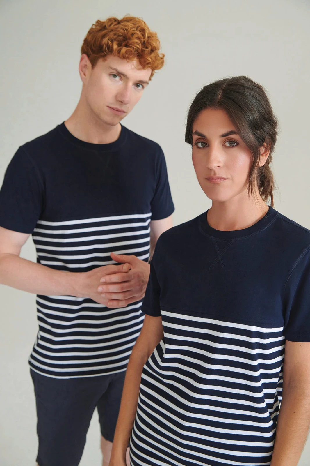 Breton t-shirt, kurzärmelig