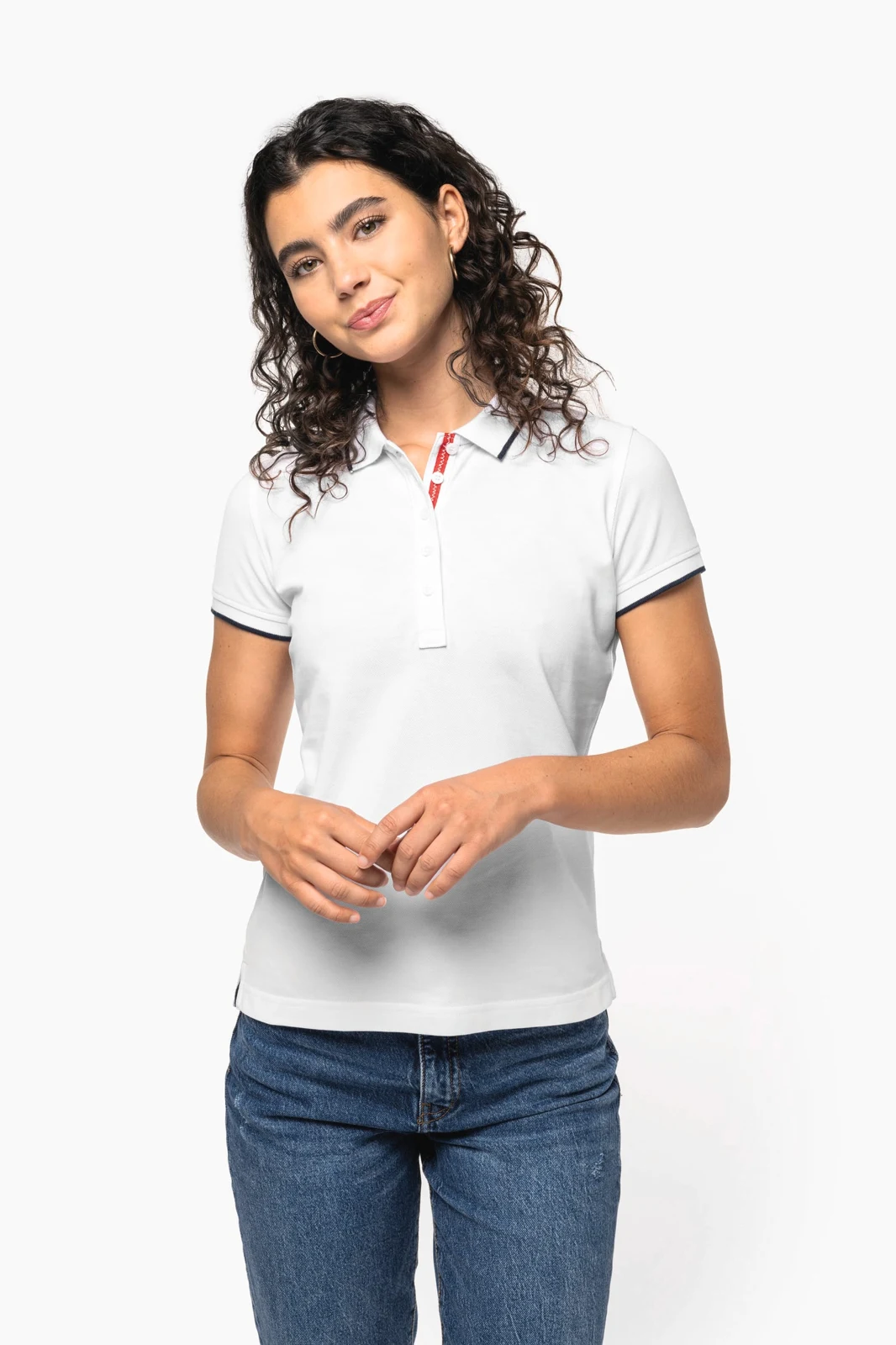 Damen Poloshirt Kurzarm