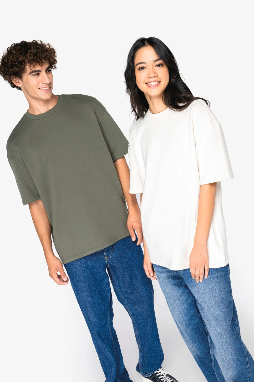 Umweltfreundliches Unisex Oversize T-Shirt aus French Terry