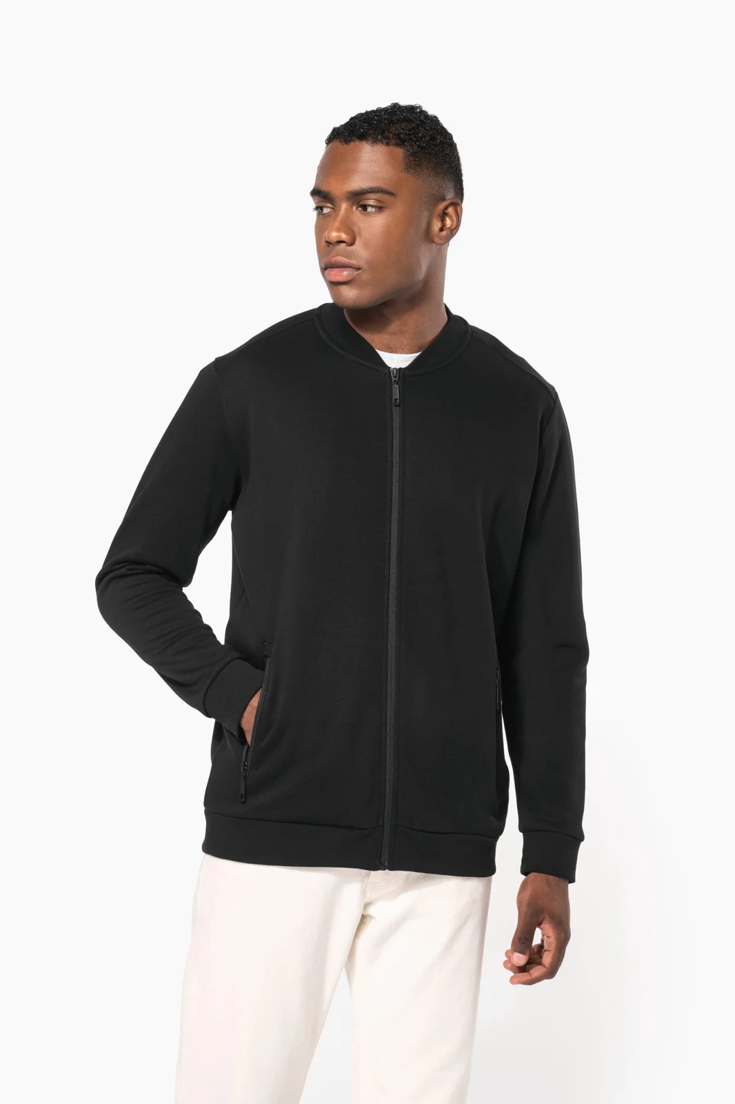 Sweatjacke mit Reißverschluss