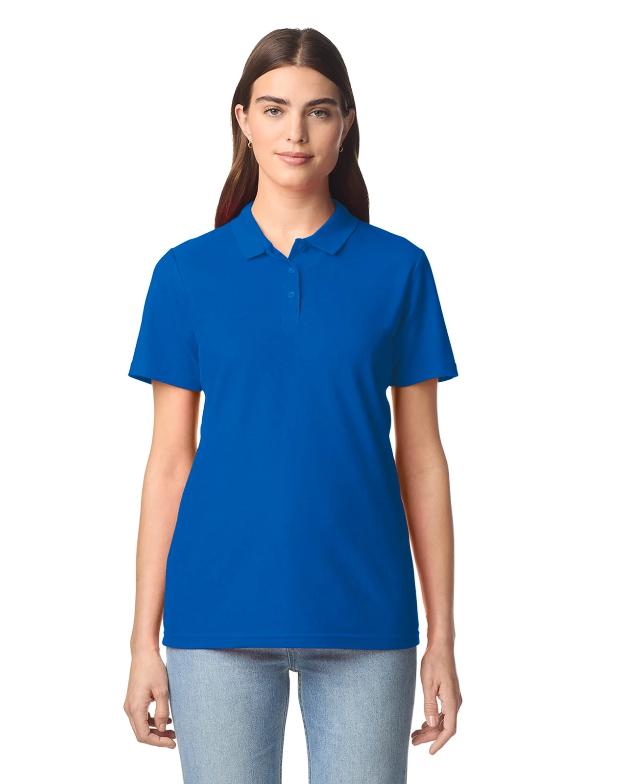 Softstyle Ladies' Double Piqué Polo Shirt