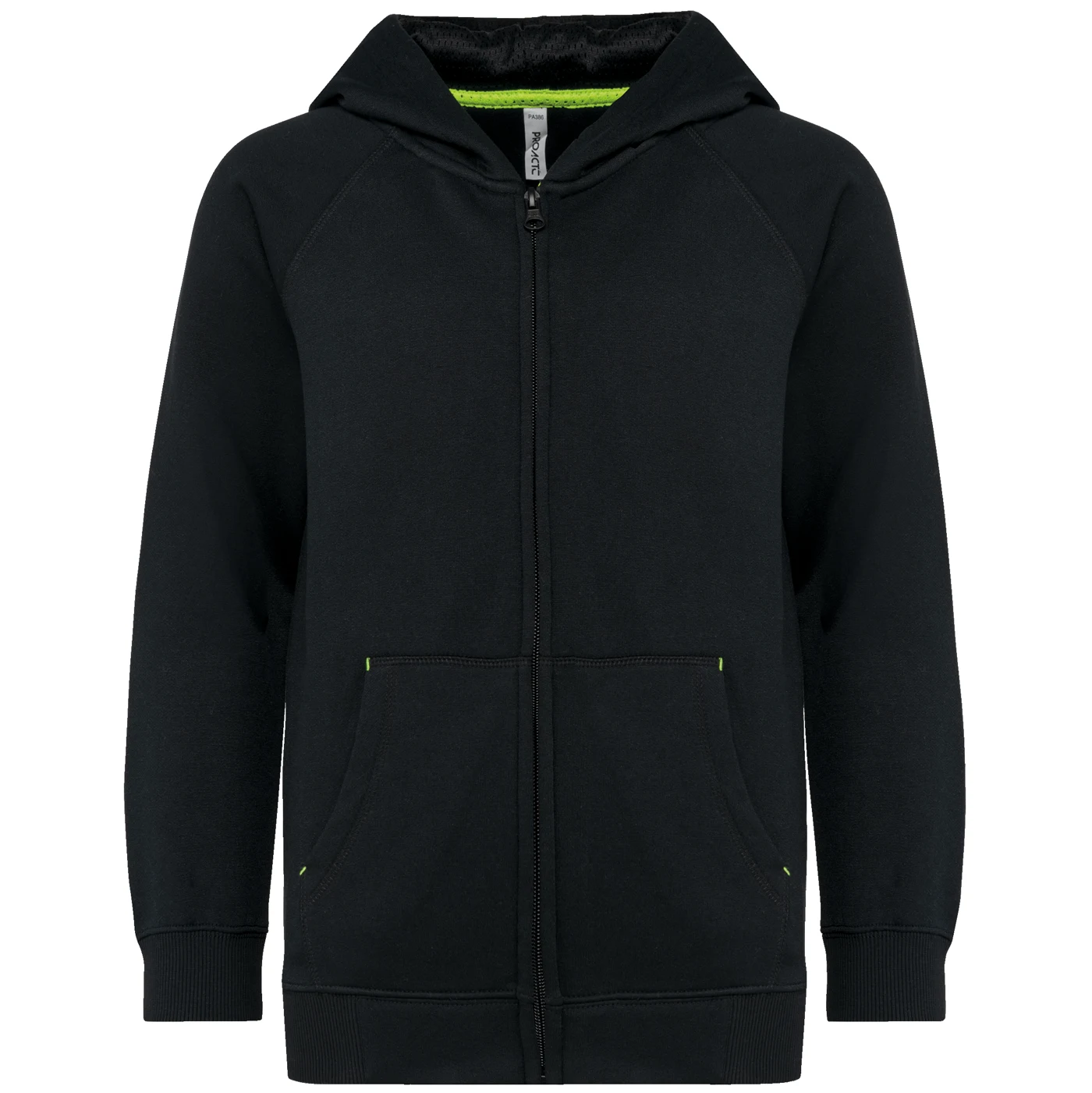 Kinderjacke mit Reißverschluss und Kapuze